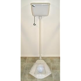MD-Plus: Floor Level/ Eastern Toilet (Squat Toilet): Complete wi. Tank