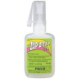 1oz. Zap-A-Gap CA+ Green By Zap a Gap from Pacer Boat Parts