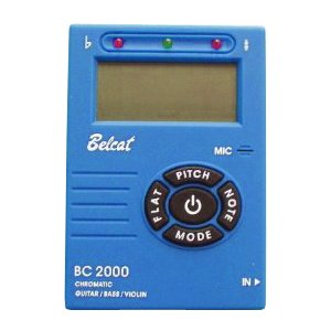 チューナー　ギター ベース バイオリン　クローマチックチューナー bc-2000-bl