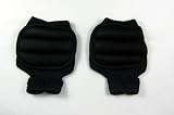 Set of 2 Black ProSource Fitness Heavy Duty 2lb Pair Weighted Sculpting Gloves