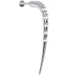14 Gauge Stainless Steel CARVED HOOK Labret - 3/8"