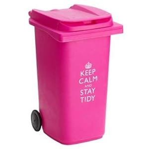 Pink Wheelie Bin Stationary Holder