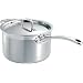 Le Creuset Trivita Stainless Steel Saucepan with Lid, 18 cm