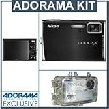 Fantasea FS-51 Underwater Camera Housing / Camera Kit with Nikon Coolpix S51 Digital Camera - Black