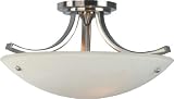 Murray Feiss Gravity SF189BS/PN Round 3 Light 300 watt (10H x 15W) Flush Mount in Polished Nickel