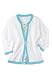 Contrast-Trim Cardigan