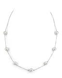 7.0-7.5mm Japanese Akoya Pearl Tincup Necklace