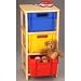 3 Bin Wood Rack