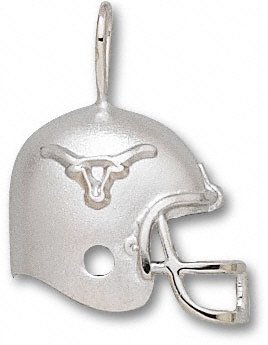 Texas Longhorns Solid Sterling Silver Longhorn Helmet Pendant