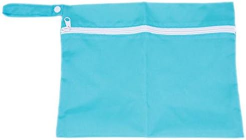 Ywsports Waterproof Baby Pram Stroller Dirty Cloth Diaper Nappy Storage Organizer Bag (Blue)