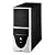 APEX PC-319 ATX Mid Tower SL 300W 4 2 (4) Bays USB Audio 2*FAN C2D System Cabinet - Black