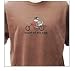 Designer Cotton T-Shirt - Garment Dyed "Leader of the Pack" T-Shirt for Adults - Chocolate - X-Large