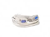 6 Foot DB9 9 Pin Serial Port Null Modem Cable Male / Female RS232
