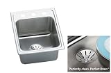 DLR172210PD1 Gourmet Perfect Drain Sink Stainless Steel: 1 Faucet