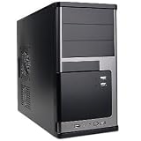 9-Bay 937PK-BLACK ATX Steel Computer Case with 420-Watt Power Supply (Black)