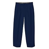 Boys' Cherokee Ultimate Pleated-Front Pants - Navy