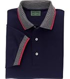 Mens Outer Banks Pinstripe Collar Polo - 2128