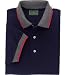 Mens Outer Banks Pinstripe Collar Polo - 2128