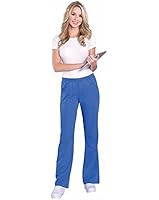 Urbane Women's Petite Alexis Comfort Elastic Waist Scrub Pant