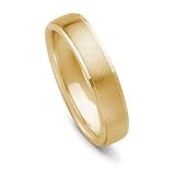 14k Gold Satin Finish Men's Wedding Ring, 5mm