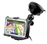 RAP-B-166-2-GA30U: RAM Windshield Mount for Garmin Nuvi 800 Series, 855, 885T