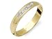 9ct Gold Pave-Set Diamond Wedding Ring