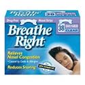Breathe Right-Nasal Strips Clear Sm/Med, 115ct. (3 Pack of 38)