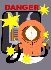 South Park Danger Kenny Magnet SM1088