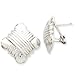 14k Gold White Gold Polished Non-Pierced Fancy title=