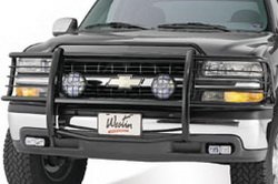 Westin 45-0180 Sportsman Polished Stainless Steel Grille Guard - 1 Piece