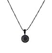 Necklace - N170 - Swarovski (tm) Crystal Drop (10mm / 3/8") ~ Jet (Black)