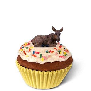 Moose Cow Cupcake Trinket Box