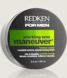 REDKEN FOR MEN 'Maneuver' Working Wax for Medium Control Clean Moldable Texture 3.4 Oz.