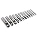 Heavy-Duty 12-Piece Hollow Punch Set - Metal, Wood, Leather, Plastic