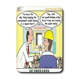 Rich Diesslins Funny KNOTS Scouting Cartoons - Be Prepared - Engineering - Light Switch Covers - single toggle switch