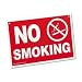Office Products : Economy No Smoking Wall Sign, 8 x 12, Red/White (AVT83639) Category: Well Being Safety and Security Signs