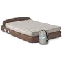 AeroBed Hi Rise Premium Queen Headboard Airbed with Enhanced Durability, 18" High, Built-in pump, Carry Bag