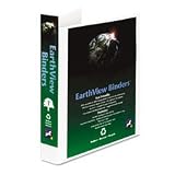 Earthview Round Ring Presentation Binder, 1in Capacity, White