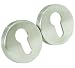 Euro Profile Real Stainless Steel Escutcheon (Pair)