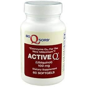 100mg ActiveQ� (60 Softgels) uses Kaneka QH Ubiquinol the "active" antioxidant form of Coenzyme Q10