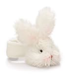 Bunnies by the Bay Bunny Rattle White