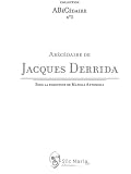 Ab�c�daire de Jacques Derrida