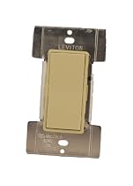 Leviton MS00R-10I Mural Digital Rocker Remote Dimmer, 3-Way and 4-Way (Ivory)