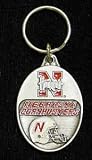 Nebraska Cornhuskers Team Logo Key Ring (Set of 2)