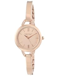 Caravelle New York Womens 44L133 Analog Display Japanese Quartz Yellow Watch