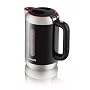 Philips HD4686 - Bouilloire - noir/m�tal/rouge