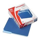 31Wi4mARImL. SL160  Pendaflex 421013NAV Pendaflex Interior File Folders, 1/3 Cut, Top Tab, Letter, Navy Blue, 100/Box