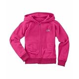 The North Face TKA 100 Glacier Hooded Fleece Jacket - Girls' Petticoat Pink, XL
