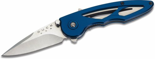 Buck Rush Knife '2 1 2 Drop Point Blade, Color Midnight Blue, by Buck Knives