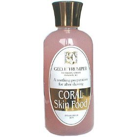 Geo F Trumper Coral Skin Food 100 Ml Travel Bottle